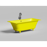 Ванна из литьевого мрамора Salini S-Sense Orlanda Axis 103213MF 170x75 см, покраска по RAL матовый полностью
