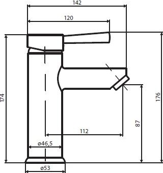 смеситель для раковины dorff logic d3002100