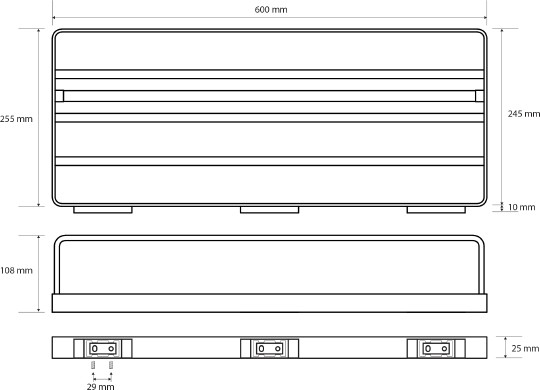 Полка для полотенец Bemeta Solo 139105262