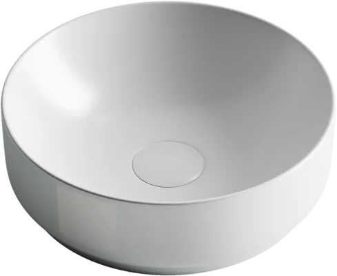 Раковина Ceramicanova Element CN6006 накладная, Ø35.5 см, белая матовый