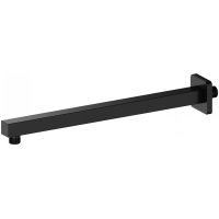 Кронштейн для верхнего душа Wonzon & Woghand WW-SA10-40-MB 400 мм, настенный, черный матовый