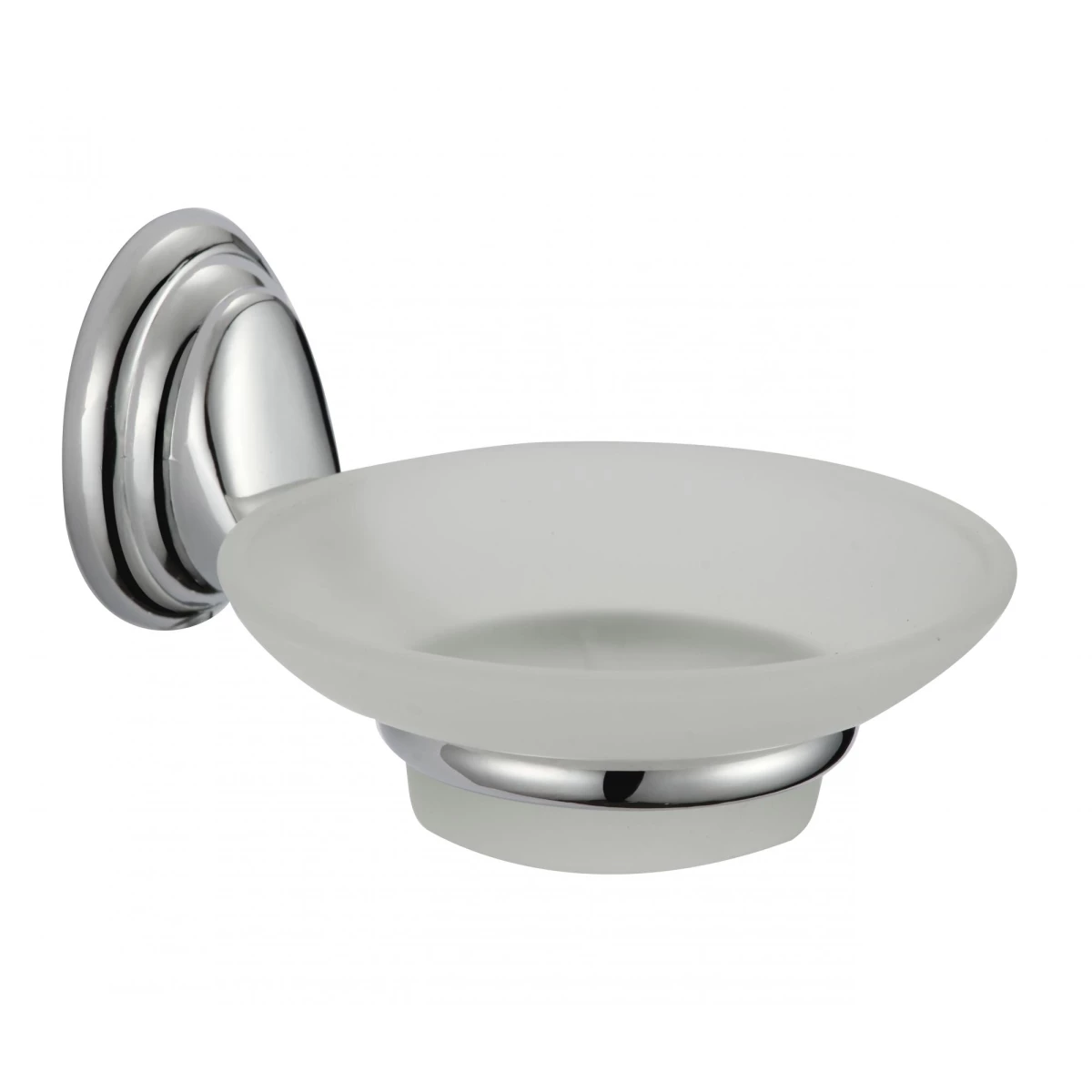 Мыльница стеклянная с настенным держателем Savol S-003159