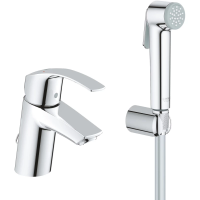 Смеситель для раковины с гигиеническим душем Grohe Eurosmart 23124002