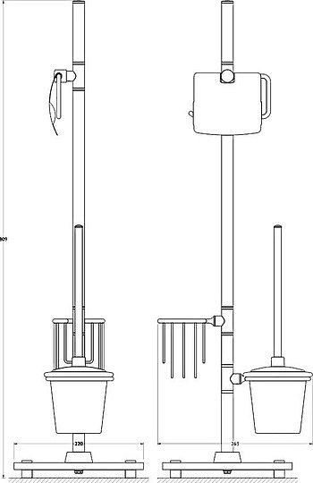 Напольная стойка FBS Universal UNI 310