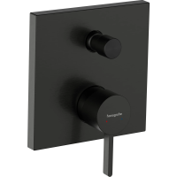 Смеситель для ванны Hansgrohe Finoris 76416340 встраиваемый, черный хром матовый