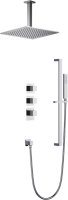Душевой комплект Timo Selene SX-2229/00SM С ВНУТРЕННЕЙ ЧАСТЬЮ, с термостатом, хром