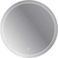 Зеркало Cezares Eco 70 CZR-SPC-ECO-700-LED-TCH с подсветкой с лазерной гравировкой и сенсорным выключателем