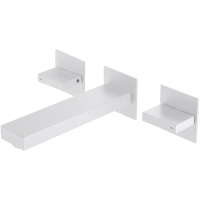 Смеситель для раковины Abber Daheim AF82122W встраиваемый, белый матовый