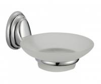 Мыльница стеклянная с настенным держателем Savol S-003159