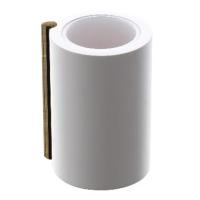 Стакан настольный Bertocci Easy 130 0930 8200 цвет: белый матовый/Brass Bronze