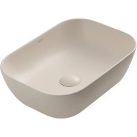 Раковина-чаша Abber Rechteck AC2200MBE 46x32,5 см, накладная, светло-бежевый матовый