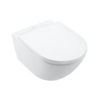 Унитаз Villeroy & Boch Subway 3.0 4670T0RW подвесной, безободковый, без сиденья, белый матовый