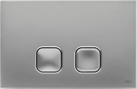 Кнопка смыва для инсталляции OLI Plain Plain 070828 для унитаза, пластик, цвет матовый хром