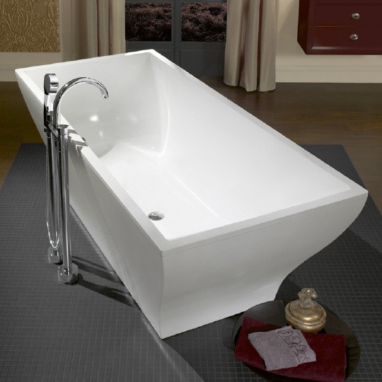 квариловая ванна villeroy & boch la belle ubq180lab2pdv-01 180x80 см