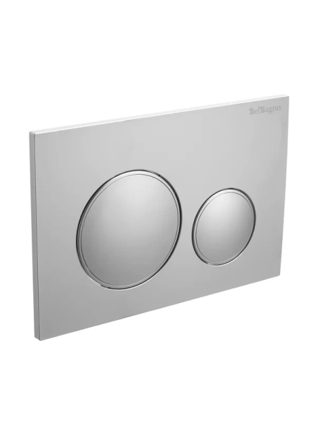 кнопка смыва для инсталляции belbagno bb-17c-in для унитаза, пластик, цвет сатин