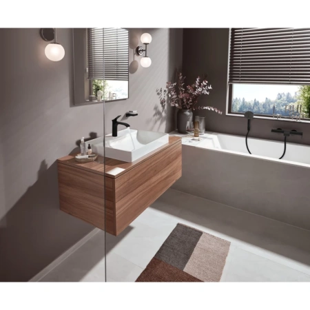 смеситель для раковины с донным клапаном hansgrohe vivenis 75020670