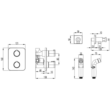 гигиенический комплект lemark yeti lm7820c