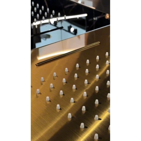 потолочный душ boheme 428-br 600 мм, 2 режима, бронза