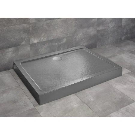 Акриловый поддон 120x100 см Radaway Doros D Compact Stone Anthracite SDRD1290-05-64S