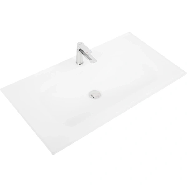 раковина belbagno etna bb910/465-lv-vtr-bo мебельная, встраивается сверху, 91x46.5 см, цвет белый матовый