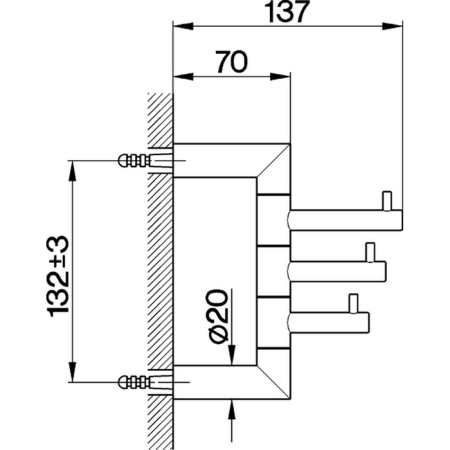 крючок cisal system sy09070021