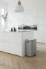 мусорное ведро brabantia bo pedal bin 211348 60 л, серое