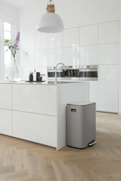 Мусорное ведро Brabantia Bo Pedal Bin 211348 60 л, серое