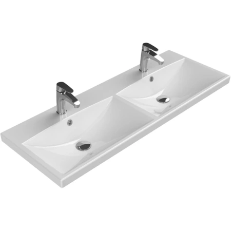 раковина belbagno 120 bb-0325-120-2-lvb двойная белая