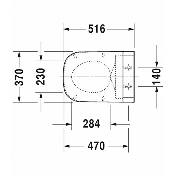 сиденье для унитаза duravit sensowash starck 610300 00 2 00 0300