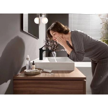 смеситель для раковины с донным клапаном hansgrohe vivenis 75020670