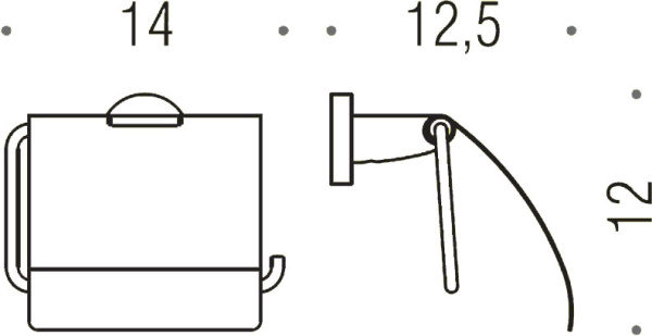 Держатель туалетной бумаги Colombo Design Basic B2791