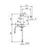 смесители для раковины fantini myo 61 02 v604wf цвет хром