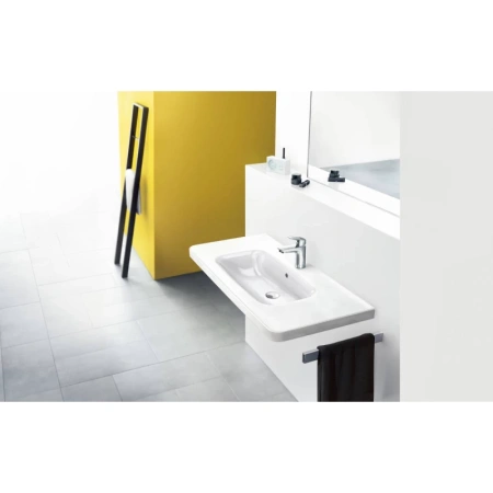 смеситель для раковины с донным клапаном hansgrohe logis 71107000