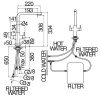 смеситель для кухни nobili acquerelli aq93823/3vcr chrome