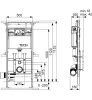 система инсталляции для унитазов tece lux tecelux 9600200