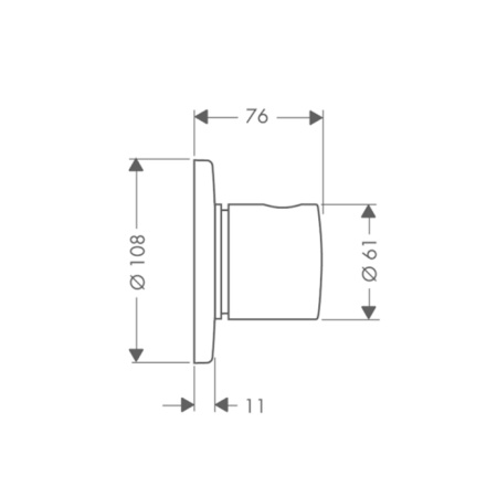 запорный/переключающий вентиль axor uno 2 38933000