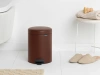 мусорное ведро brabantia newicon 208546 5 л, коричневое