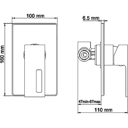 душевая система wasserkraft alme a12119 цвет хром