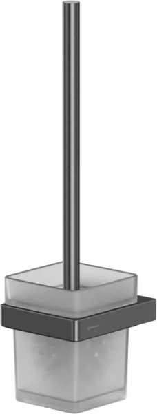Ёршик для унитаза Whitecross Cubo CU2470GM настенный, оружейная сталь