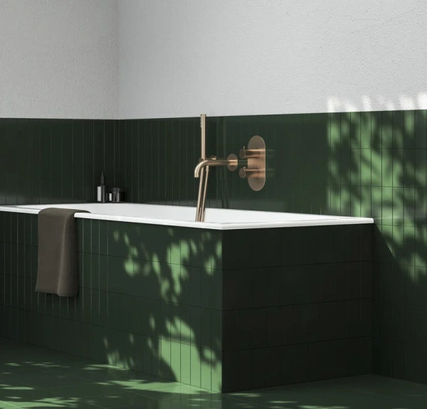 излив ravak espirit es 027.60rgb для ванны, брашированное розовое золото