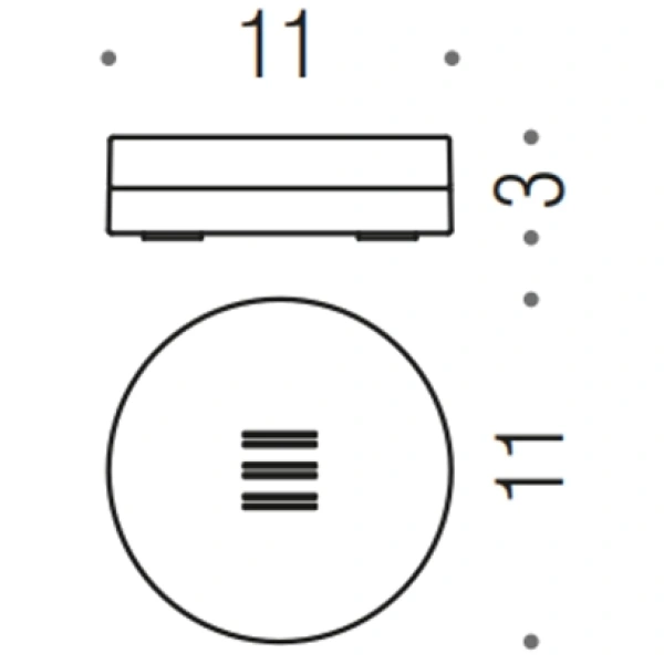 Мыльница настольная Colombo Design Mini B5240.NM-VAN, чёрный матовый|матовое стекло