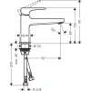 смеситель для раковины с донным клапаном hansgrohe metropol 74502000