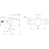 смеситель для душа bravat line f95299c-1 хром