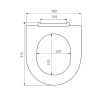 сиденье для унитаза iddis id 01 138.1 полипропилен, белый