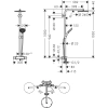 душевая система hansgrohe raindance select s showerpipe 240 27633340