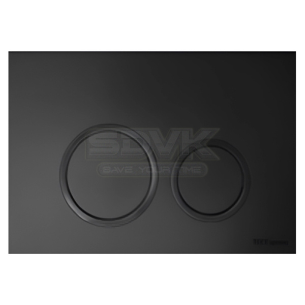 система инсталляции для унитазов tece tecespring r s955104 с кнопкой смыва черный матовый