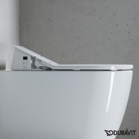 сиденье для унитаза duravit starck sensowash 611000 00 2 00 0300 с микролифтом функция биде