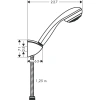 душевой набор hansgrohe crometta 85 1jet 27576000