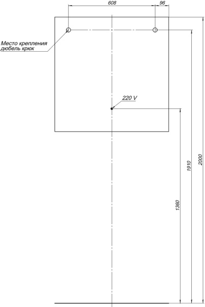 зеркало aquanet гласс 80 белый led