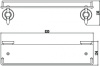 полка стеклянная 52 см savol 68a s-06891a
